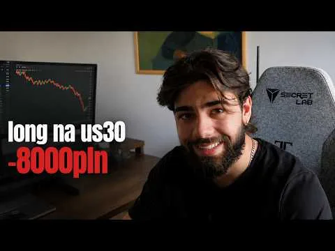Dzisiaj na spokojnie.. – 8000zł | long na us30 [Analiza US30 i psychologia reenterów]