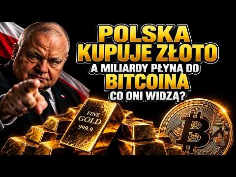 POLSKA KUPUJE ZŁOTO, A MILIARDY PŁYNĄ DO BITCOINA. Co oni wiedzą? [Analiza złota i Bitcoin ETF]