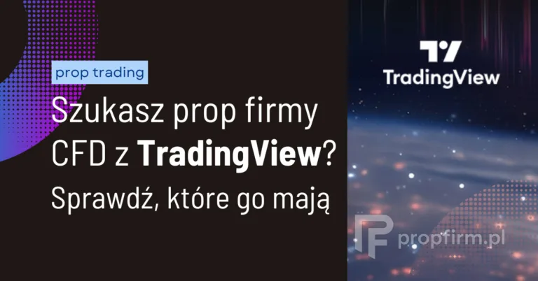 Które firmy prop CFD oferują TradingView jako platformę tradingową?