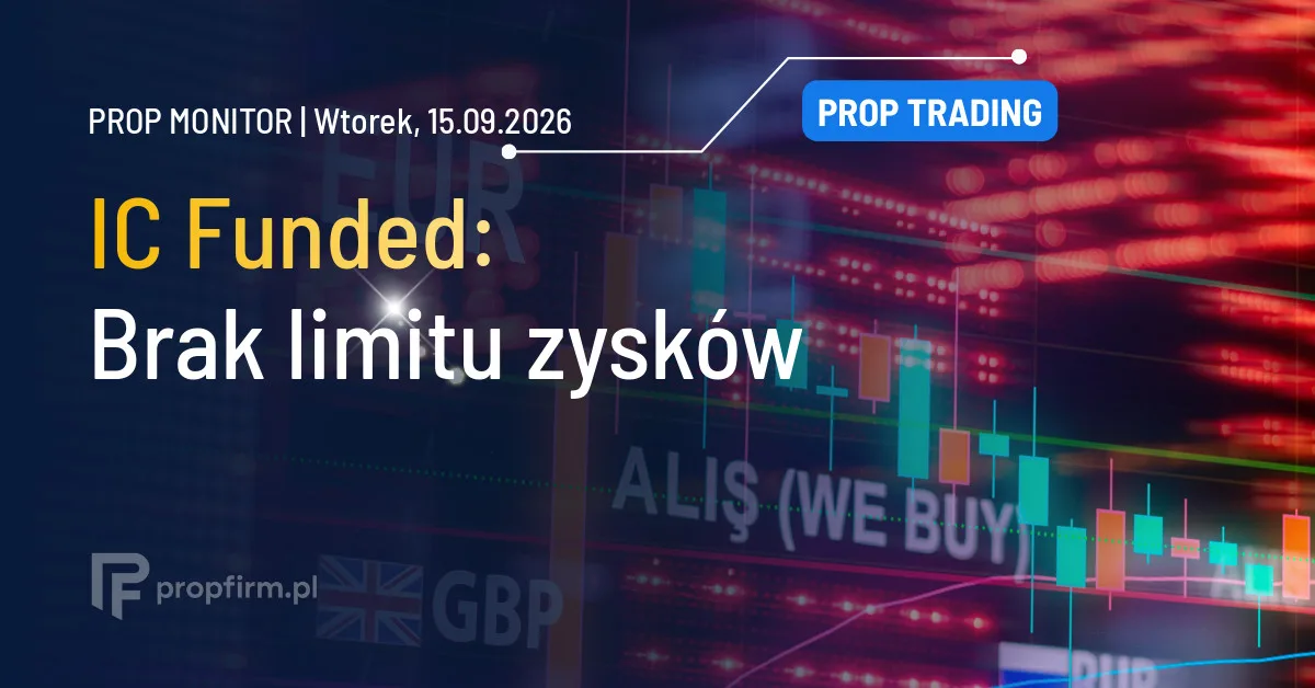 Prop Monitor: IC Funded znosi limit zysków dla traderów