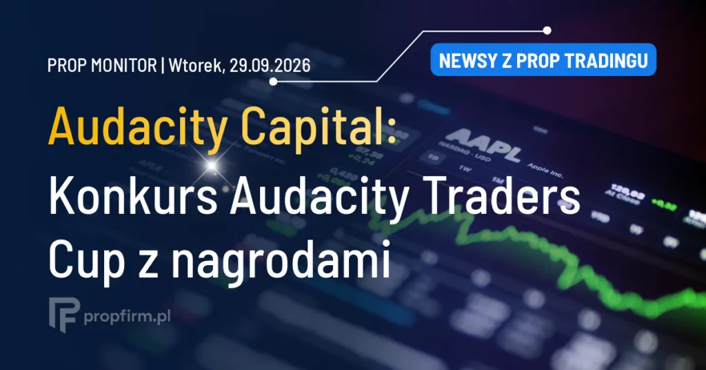 Prop Monitor: Audacity Capital ogłasza konkurs Traders Cup