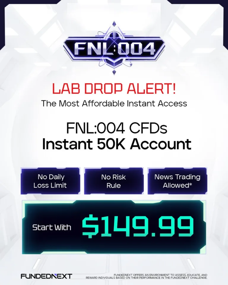 Konto Instant FNL:004 CFD 50K za 9.99 [Październik 2026]