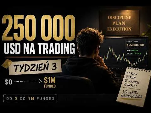 250 000 USD na trading – TYDZIEŃ 3 [Zdawanie FTMO Challenge na GBP/USD]