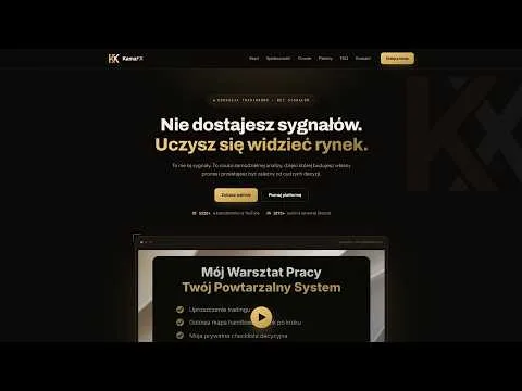 Mój kompletny Warsztat Tradera od Środka (Start KamaFX Mentorship) [Mechanika rynku i dyscyplina]