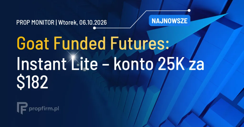 Prop Monitor: Goat Funded Futures wprowadza Instant Lite