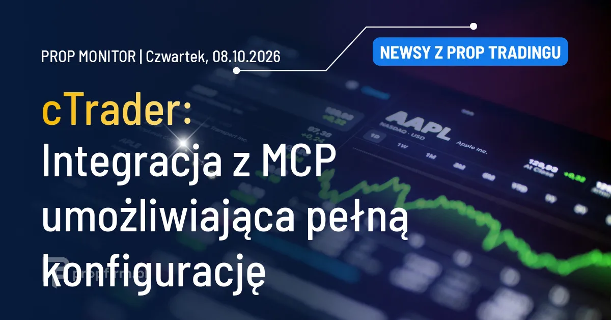 Prop Monitor: cTrader wprowadza integrację MCP