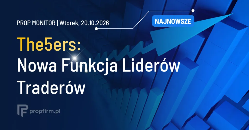 Prop Monitor: The5ers wprowadza nową funkcję liderów