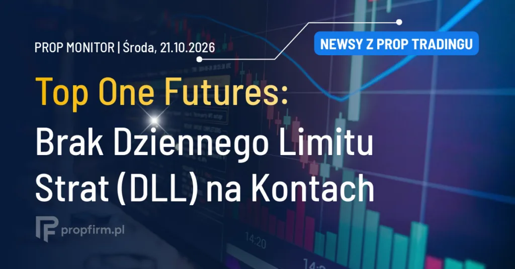 Prop Monitor: Top One Futures znosi dzienny limit strat